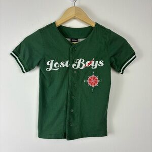 Disney Peter Pan Hook Lost Boys Kids baseball Jersey size 4T